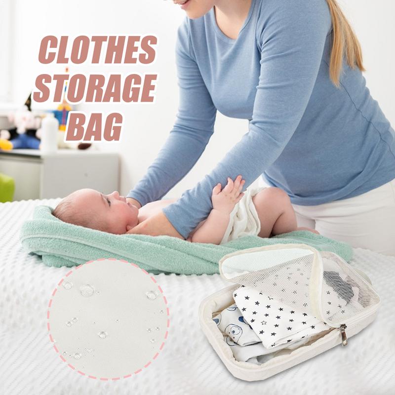 Baby Nursery Accessories - กระเป๋าเก็บผ้าอ้อมเนอสเซอรี่กระเป๋าผ้าอ้อมOrganizerกระเป๋าน้ําหนักเบากระเป๋าเดินทางอุปกรณ์เสริมเด็กผ้าสําหรับผู้ใหญ่