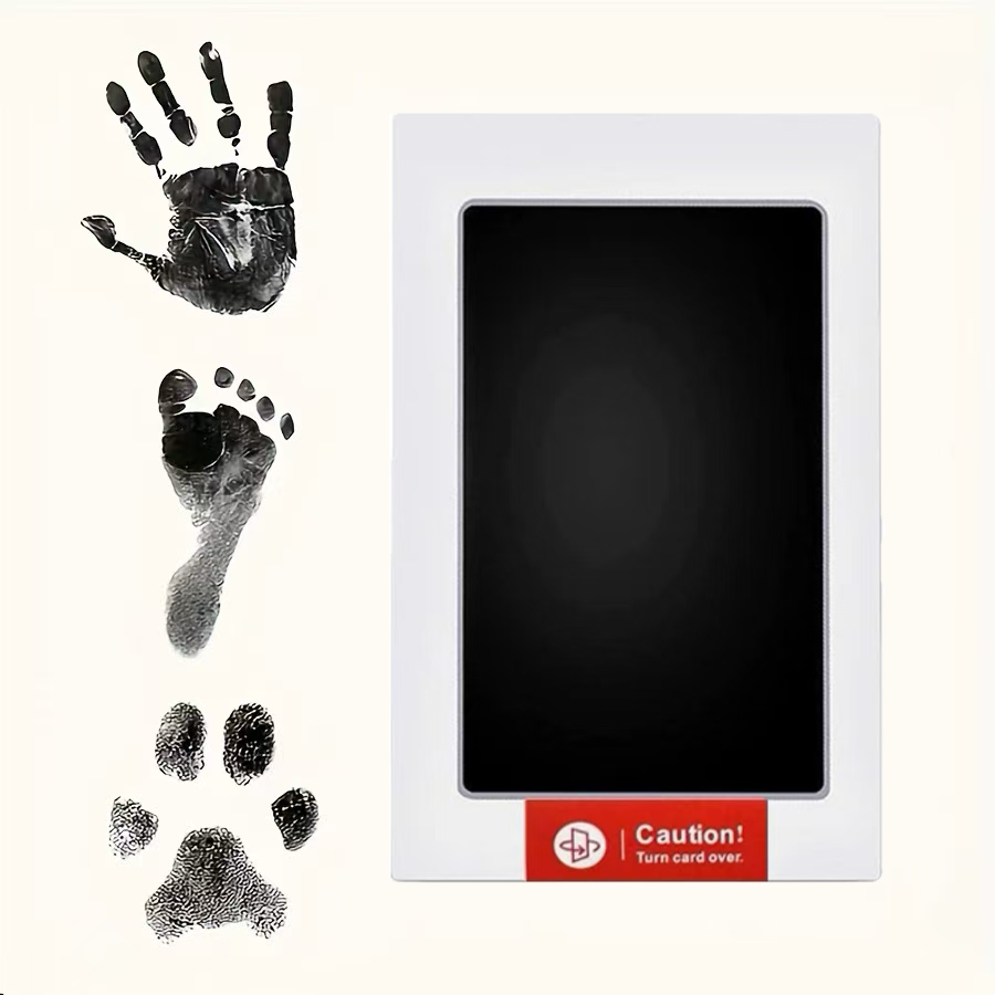 Footprint Ink Kit - ชุดอุปกรณ์พิมพ์รอยมือรอยเท้าเด็ก 1 ชุด ปลอดภัย ไร้สารพิษ ไม่ต้องสัมผัสผิวหนัง