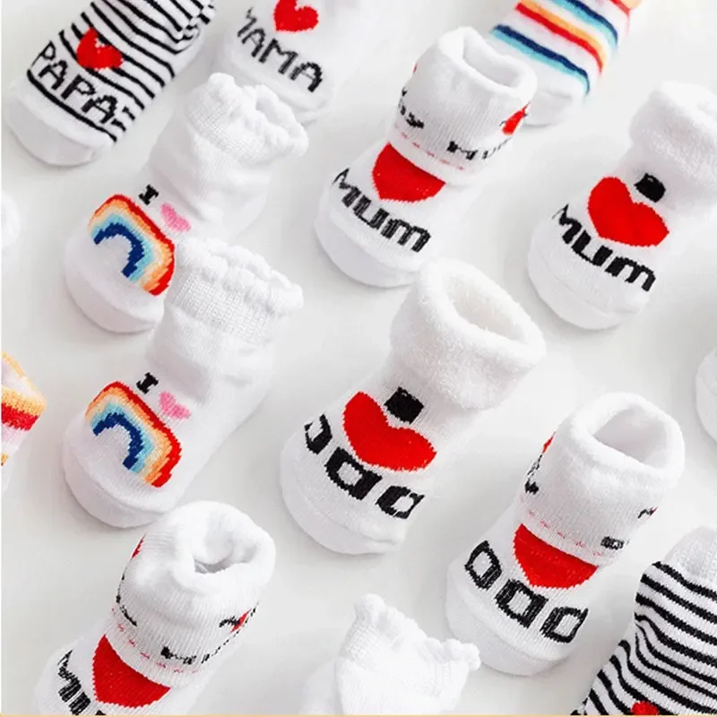 Baby Nursery Ideas Boy - ฤดูใบไม้ผลิฤดูร้อนเด็กทารกผ้าฝ้ายนุ่มถุงเท้าอบอุ่นสําหรับทารกแรกเกิดเด็กวัยหัดเดินพิมพ์ทารกเสื้อผ้าอุปกรณ์เสริม