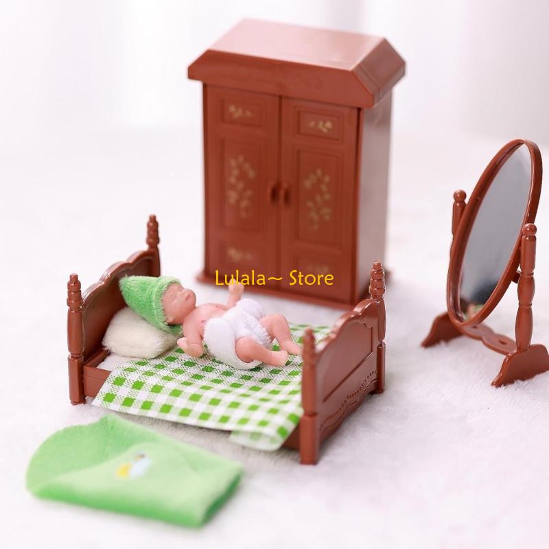 Baby Nursery Accessories - Y4QA 3INCH MINIATURE BABY DOLL SILICONE