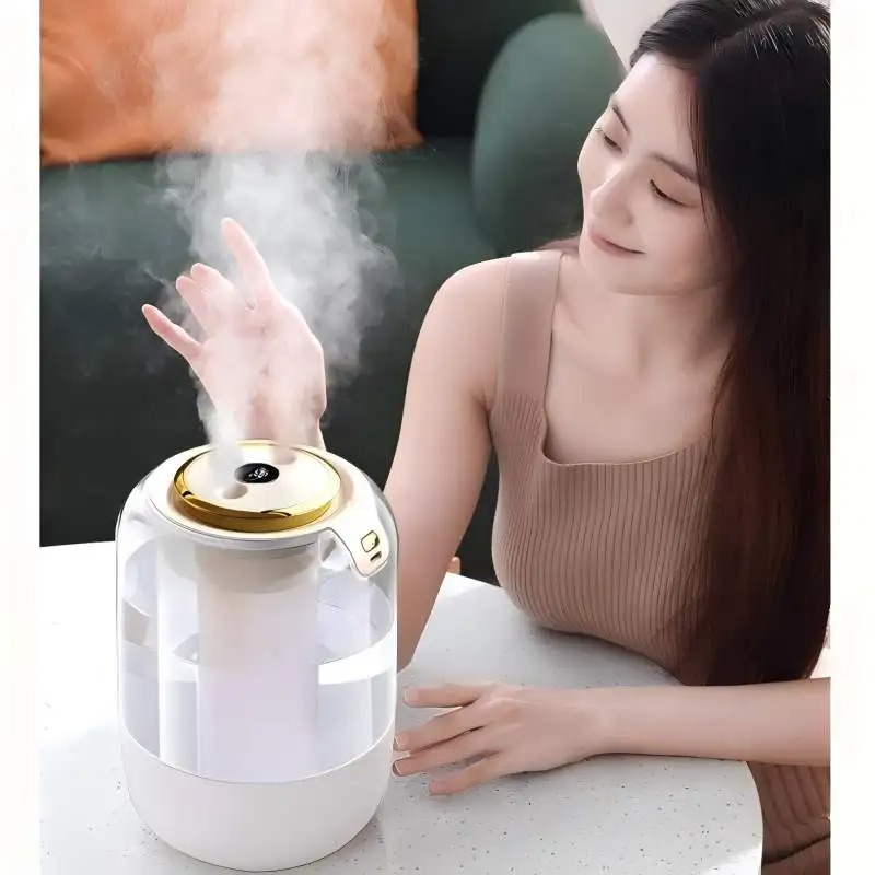 Humidifier Nursery Quiet - เครื่องเพิ่มความชื้นในอากาศแบบพ่นละอองเย็นขนาดใหญ่ 5 ลิตร รุ่นใหม่ ปี 2025
