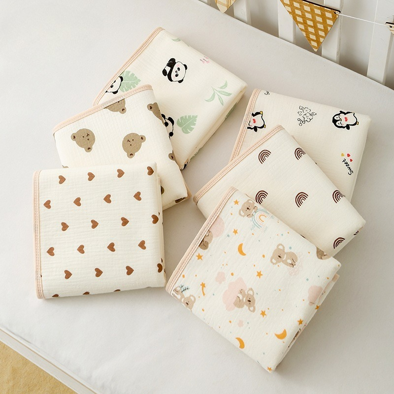 Baby Mattress Waterproof - แผ่นรองเปลี่ยนผ้าอ้อมเด็ก ขนาด 50x70 ซม. ทำจากผ้าฝ้ายเนื้อนุ่ม กันน้ำ