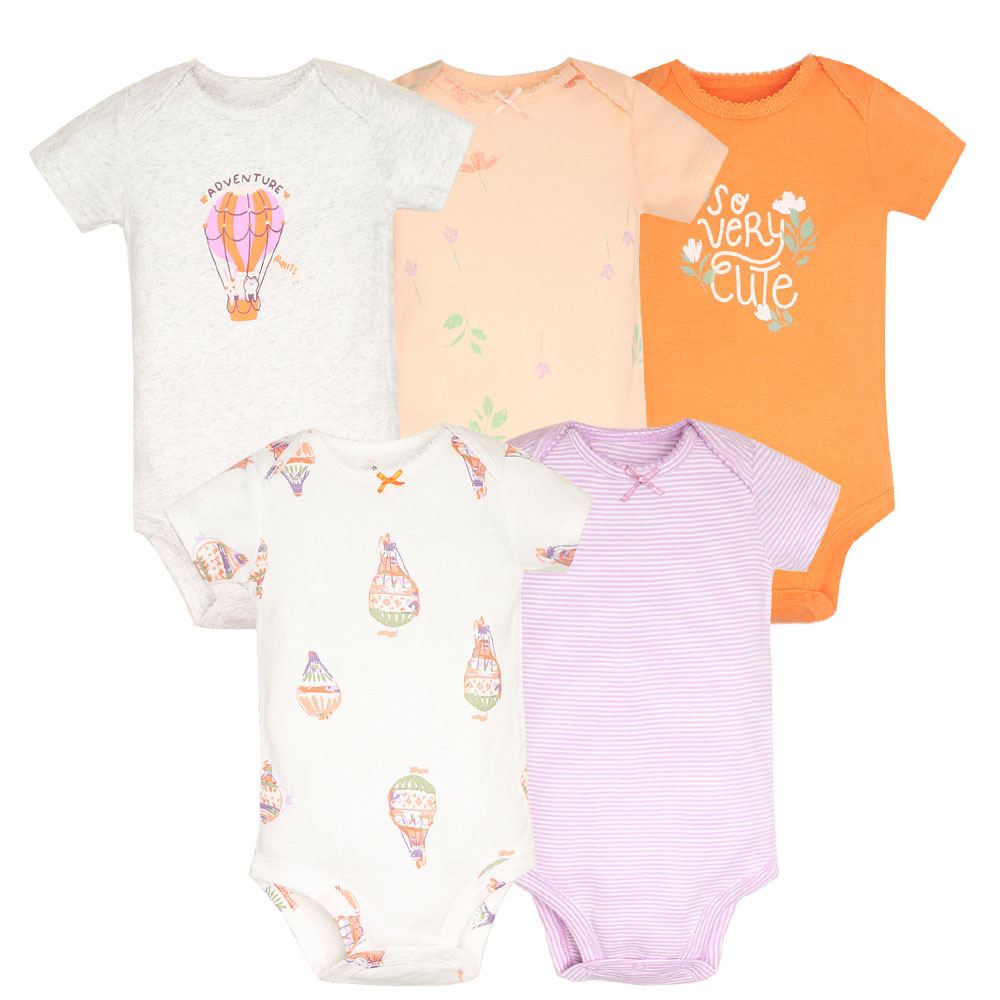 5ชิ้น/ล็อตเด็กบอดี้สูทแฟชั่นสา - Baby Nursery Ideas Boy บทวิจารณ์และราคา