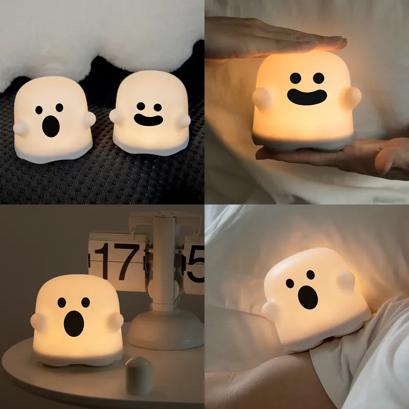โคมไฟตั้งโต๊ะ LED รูปผีน่ารักแ - Baby Nursery Table Lamp บทวิจารณ์และราคา