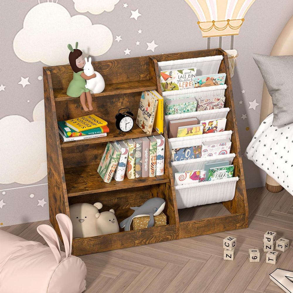 ชั้นวางหนังสือเด็ก HedoAjim สำ - Baby Nursery Bookcase บทวิจารณ์และราคา