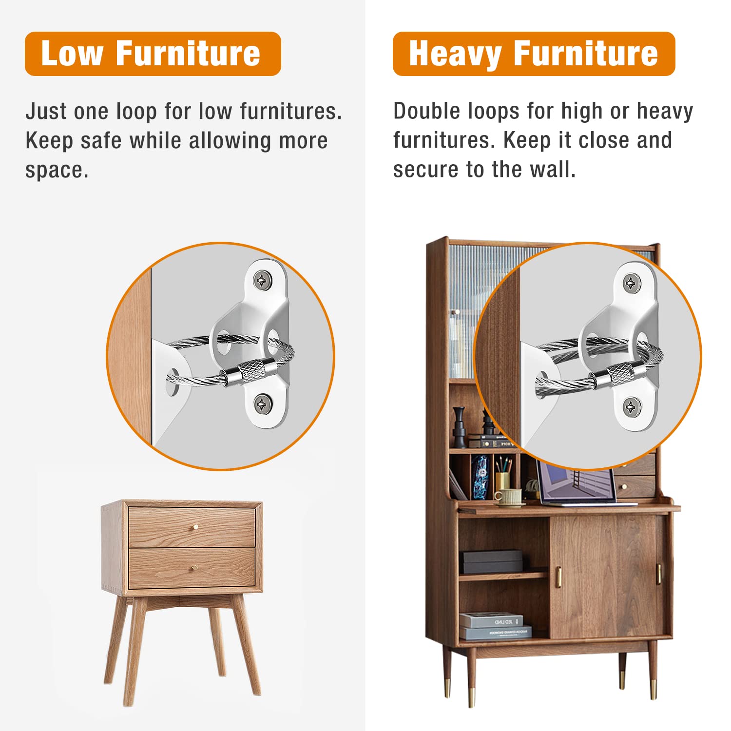 สายรัดยึดเฟอร์นิเจอร์ป้องกันกา - Baby Nursery Bookcase บทวิจารณ์และราคา