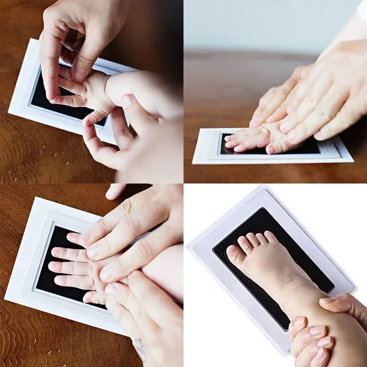 2ชุดชุดทารกแรกเกิดพิมพ์ด้วยมือ - Footprint Ink Kit บทวิจารณ์และราคา