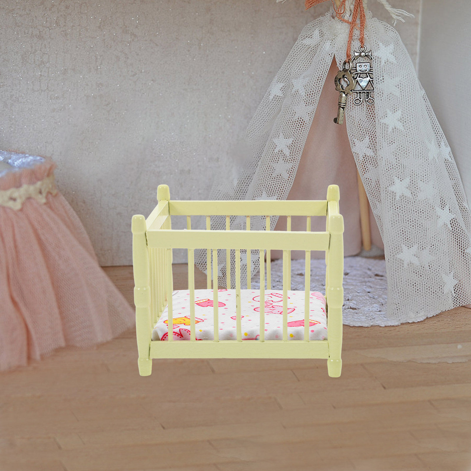 เตียงเด็กขนาด 1:12 เตียงจิ๋วสำ - Baby Nursery Accessories บทวิจารณ์และราคา