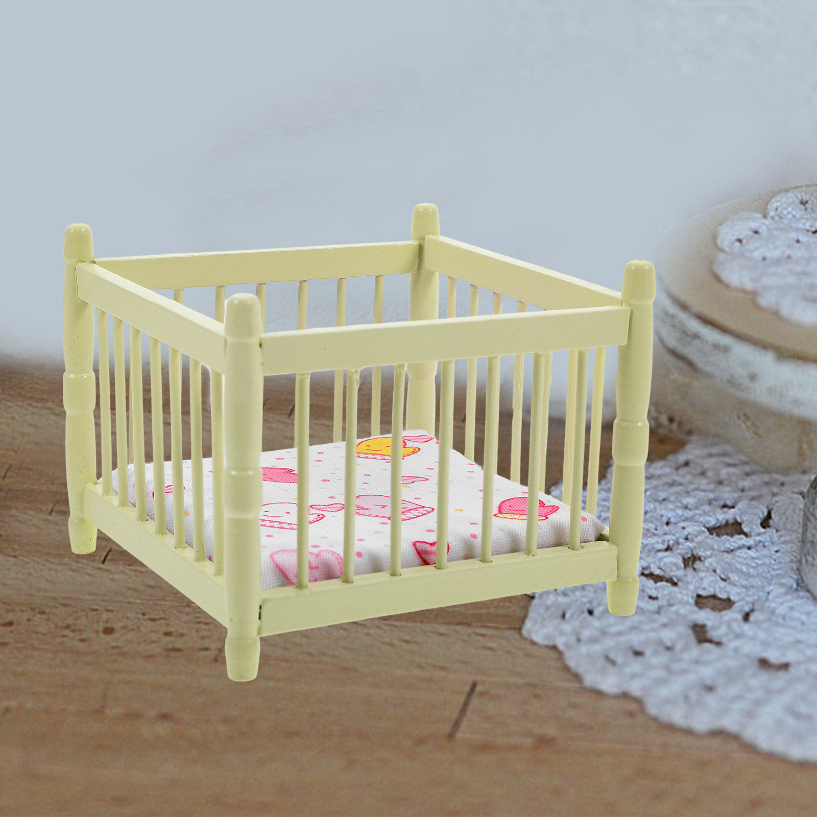 เตียงเด็กขนาด 1:12 เตียงจิ๋วสำ - Baby Nursery Accessories บทวิจารณ์และราคา