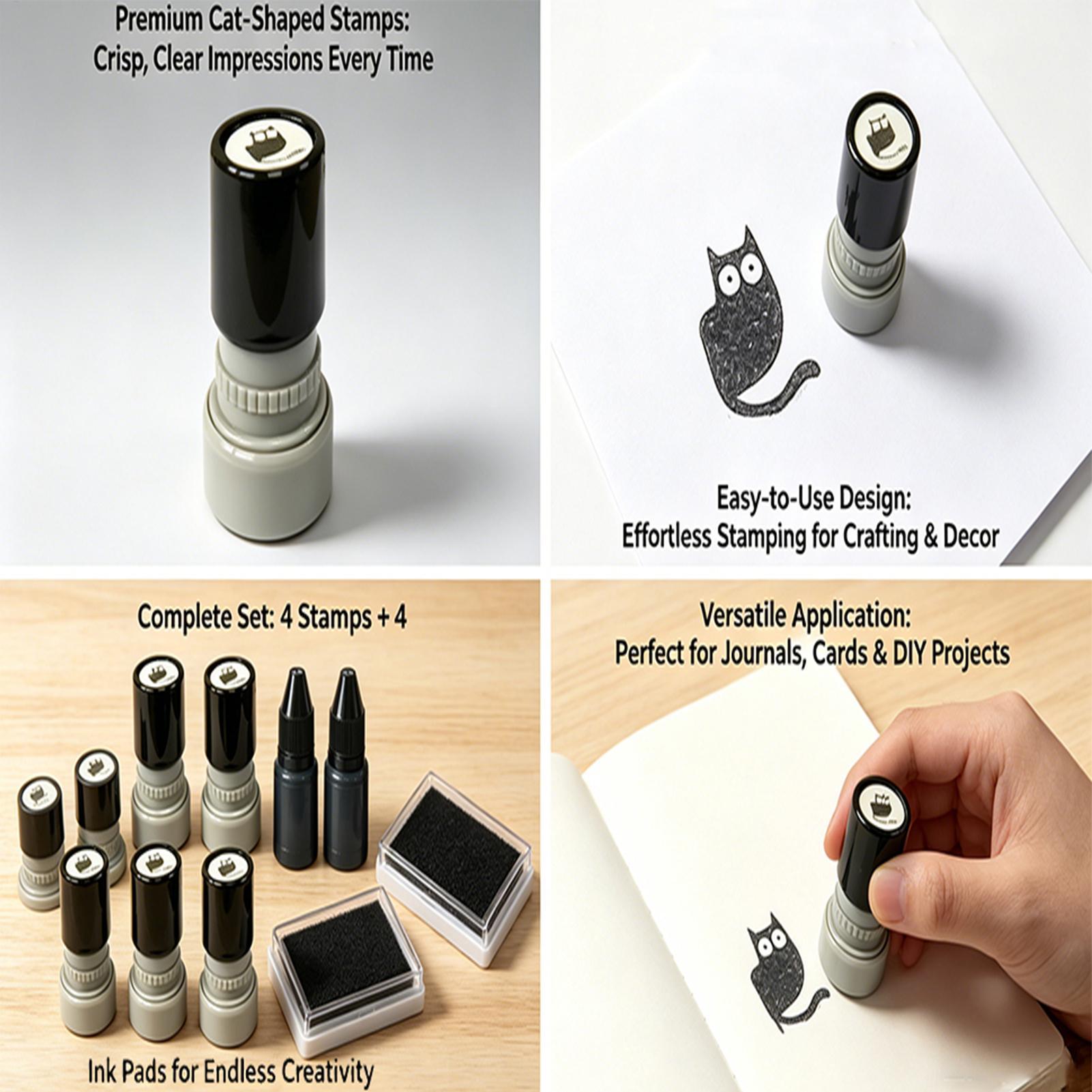 แสตมป์รูปแมว แบบเติมหมึกเอง อุ - Footprint Ink Kit บทวิจารณ์และราคา
