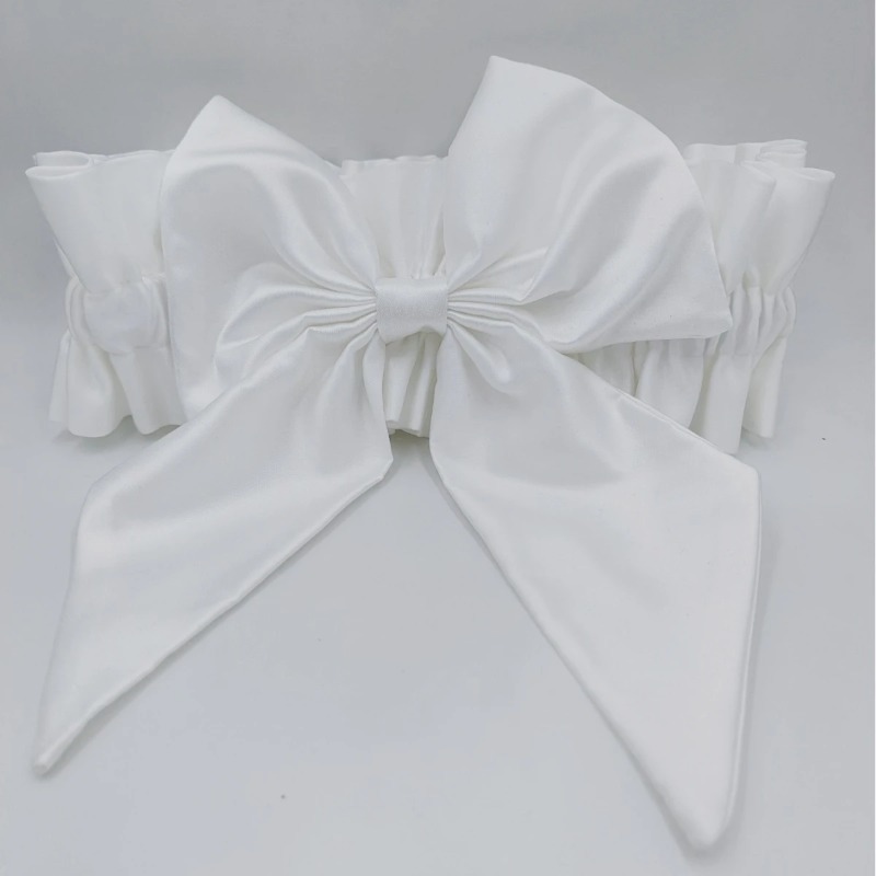 ชุดผ้าซาตินหรูหราพร้อมโบว์ - ผ - Baby Nursery Accessories บทวิจารณ์และราคา