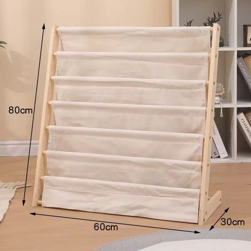 ชั้นวางหนังสือไม้เนื้อแข็งแบบต - Baby Nursery Bookcase บทวิจารณ์และราคา