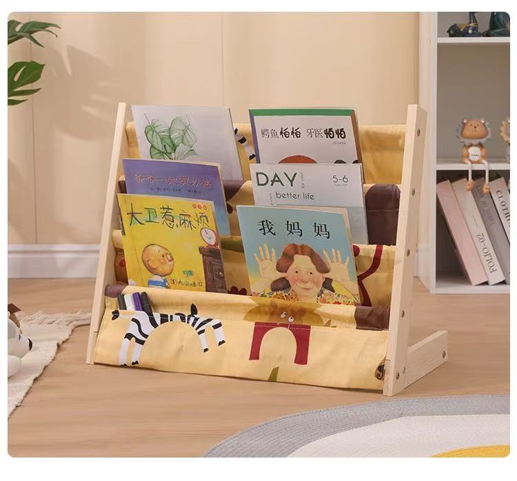 ชั้นวางหนังสือไม้เนื้อแข็งแบบต - Baby Nursery Bookcase บทวิจารณ์และราคา