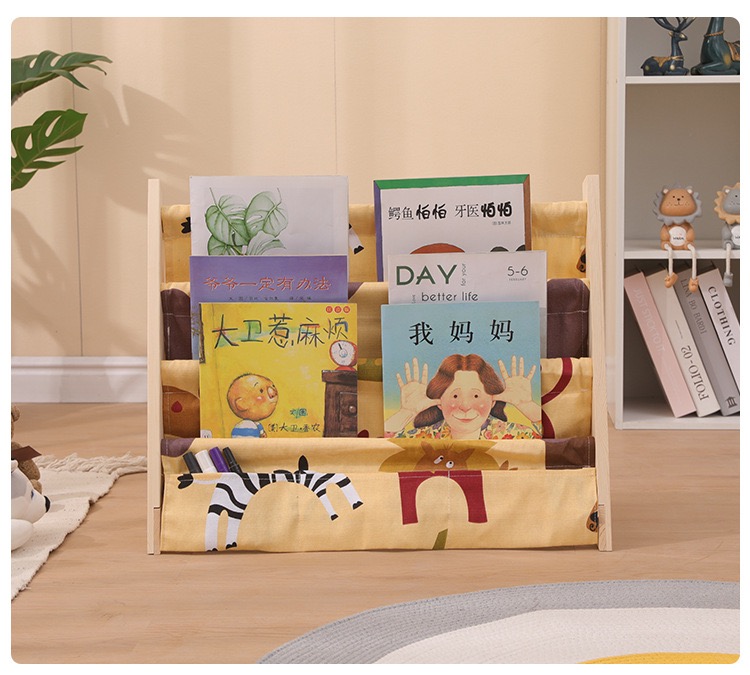 ชั้นวางหนังสือไม้เนื้อแข็งแบบต - Baby Nursery Bookcase บทวิจารณ์และราคา
