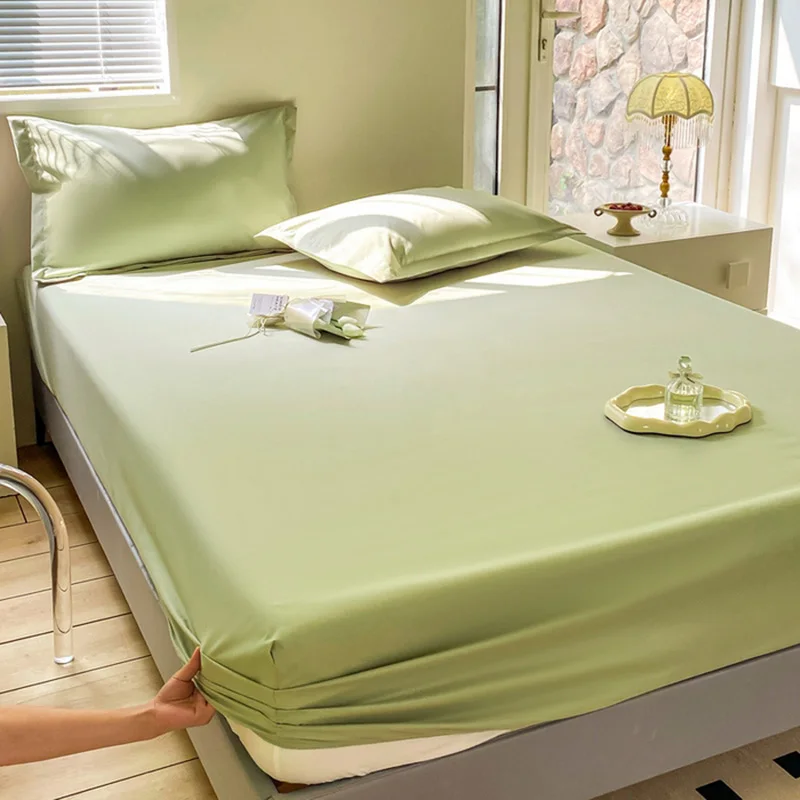 ผ้าปูที่นอนกันน้ำสีพื้นแบบรัดม - Baby Mattress Waterproof บทวิจารณ์และราคา