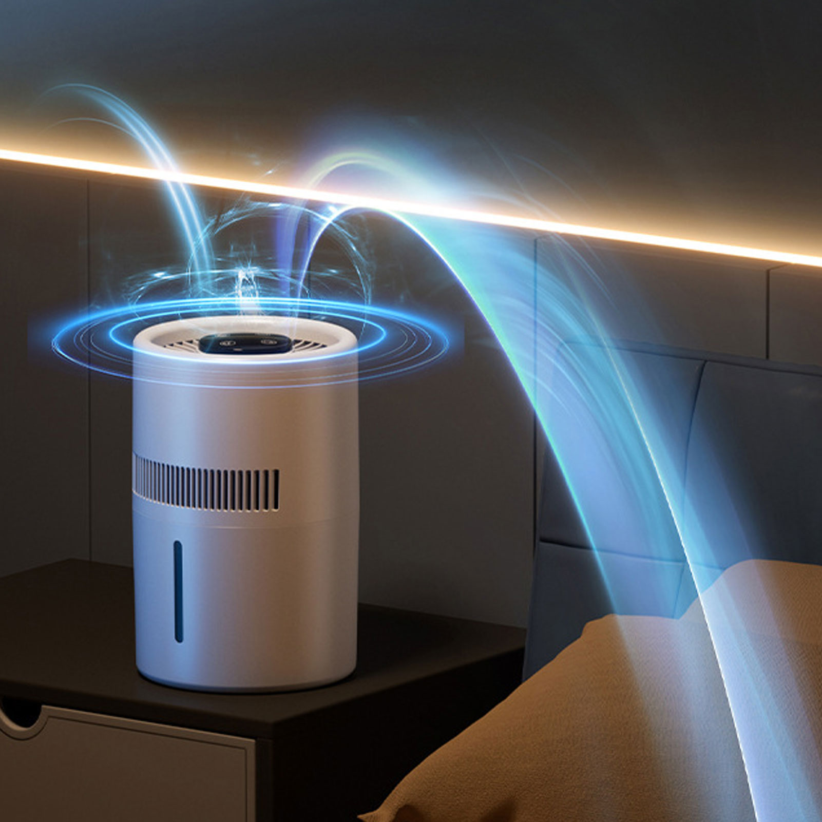 เครื่องฟอกอากาศที่มีประสิทธิภา - Humidifier Nursery Quiet บทวิจารณ์และราคา